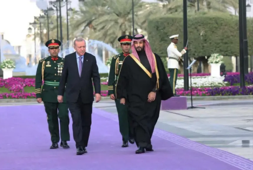 ولي العهد السعودي يجري مباحثات مع الرئيس الروسي ويستقبل الرئيس التركي